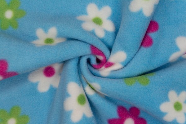 Флисовая ткань с принтом