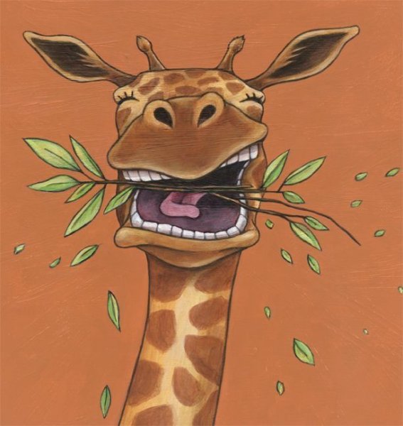 Два влюбленных жирафа