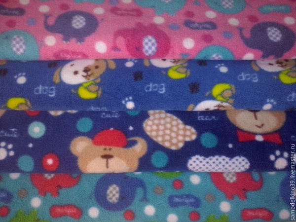 Ткань флис с рисунком