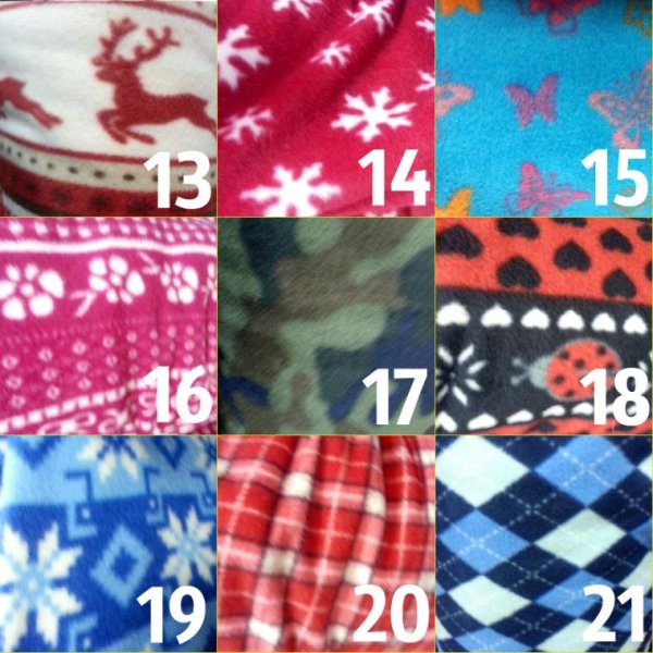 Флис с узором