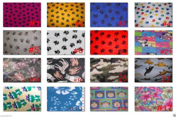 Флис принтованный