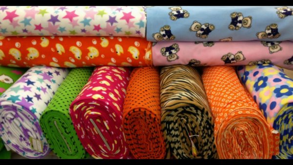 Ткань флис с рисунком