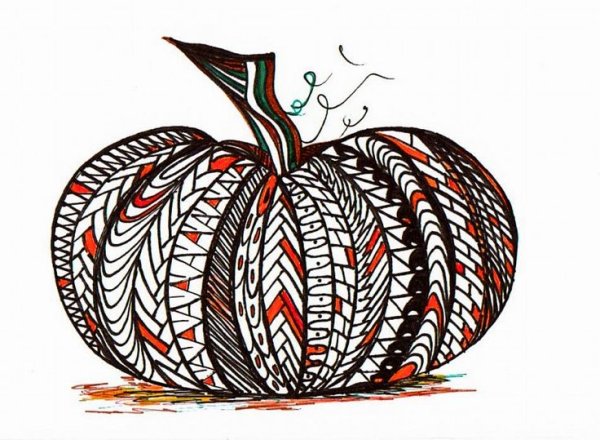 Стилизованные фрукты