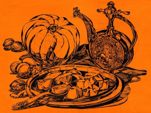 Стилизованный натюрморт