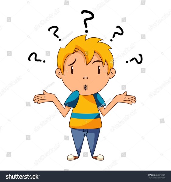 Мультяшка пожимает плечами