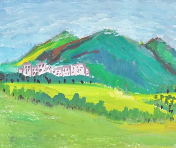 Детские рисунки горы