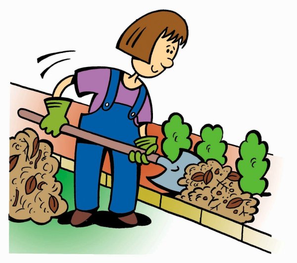 Огородник иллюстрация