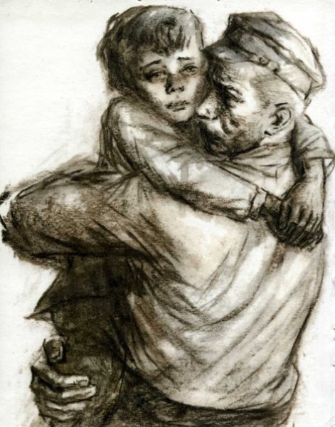 Шолохов судьба человека иллюстрации