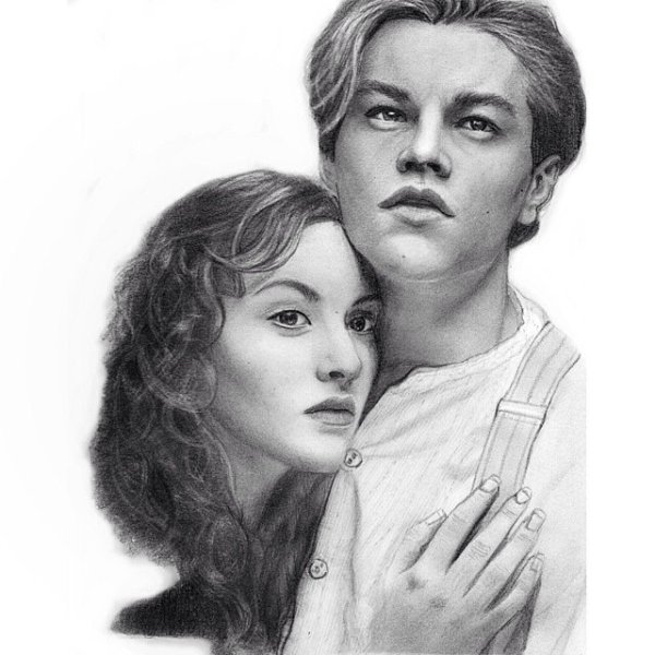 Джек Доусон Титаник рисунки