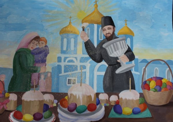 Рисунок на Пасху