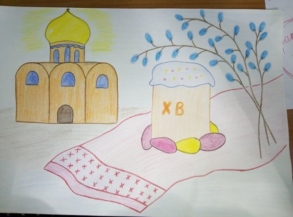 Рисунок на тему православные праздники