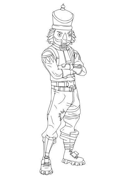 Раскраска ФОРТНАЙТ 12 сезон