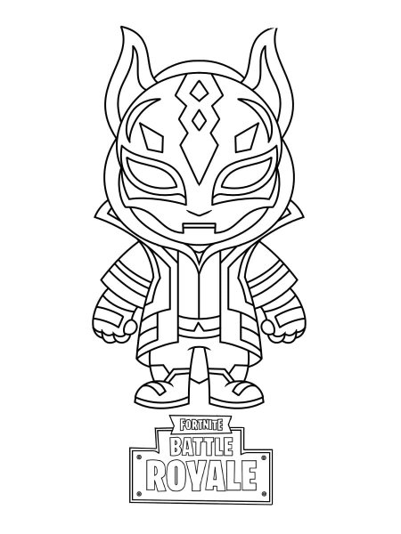 Раскраски Fortnite Мидас