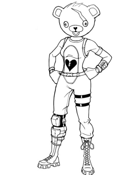 Раскраска ФОРТНАЙТ