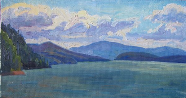 Суриков пейзажи Енисей