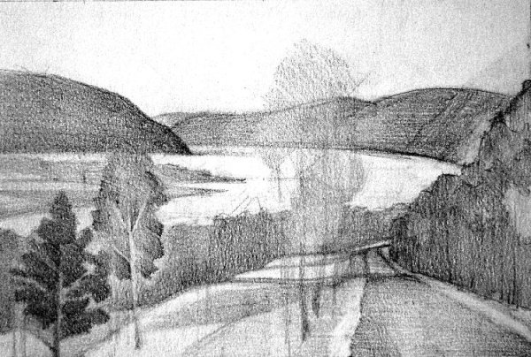 Нарисовать Енисей