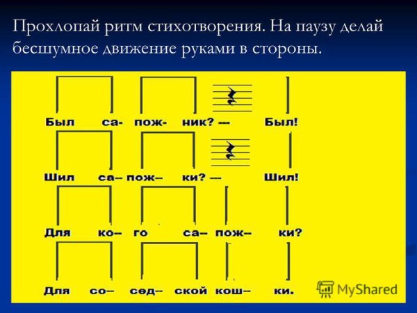 Ритм стихотворения
