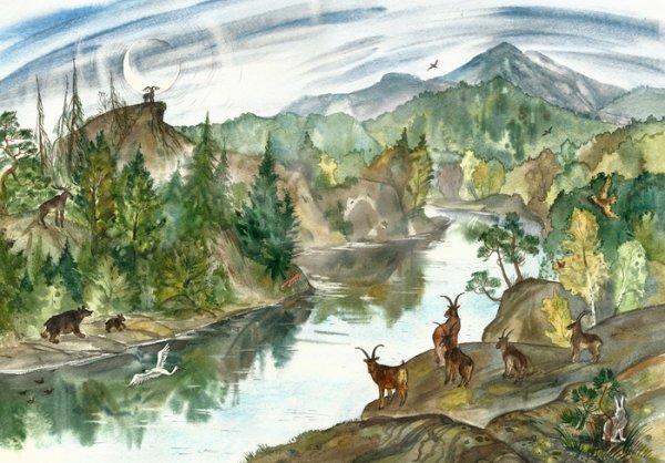 Байкал иллюстрация