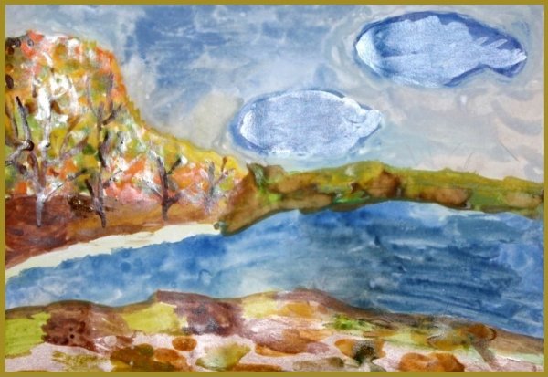 Енисей рисунок