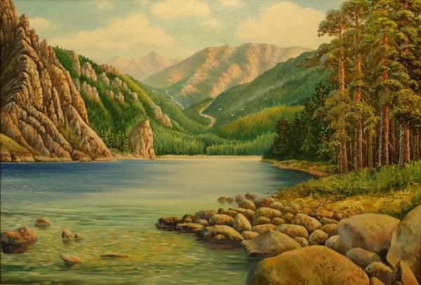 Енисей рисунок