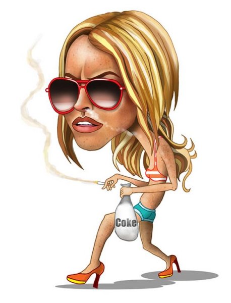 Смешные мультяшные блондинки