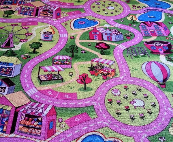 Детский ковер «дороги» (2,5x3.5 м)