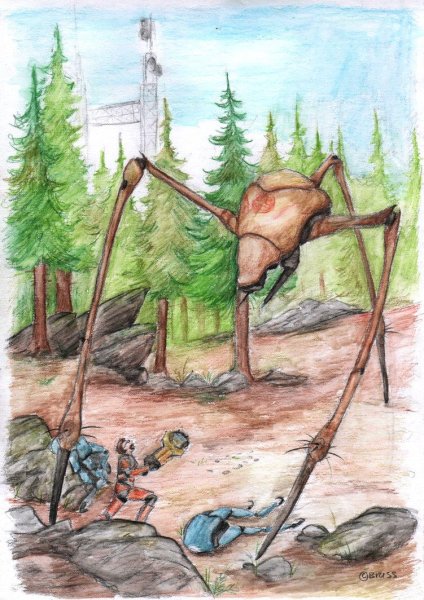 Санитары леса рисунок