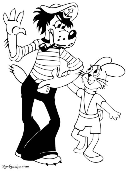 Ну погоди мультфильм волк и заяц