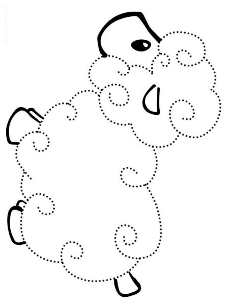 Рисование по точкам для детей