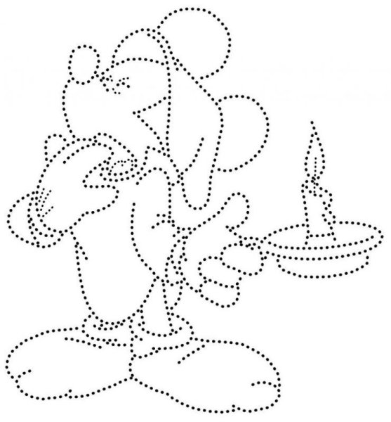 Рисование по контуру для детей