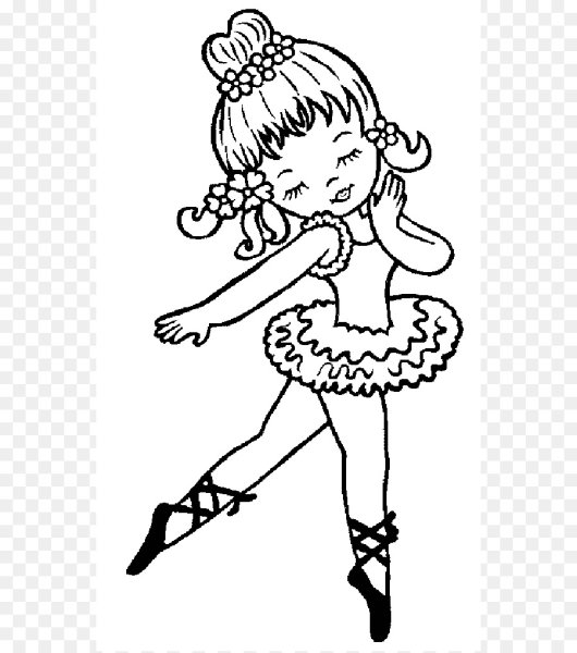 Балерина раскраска для детей