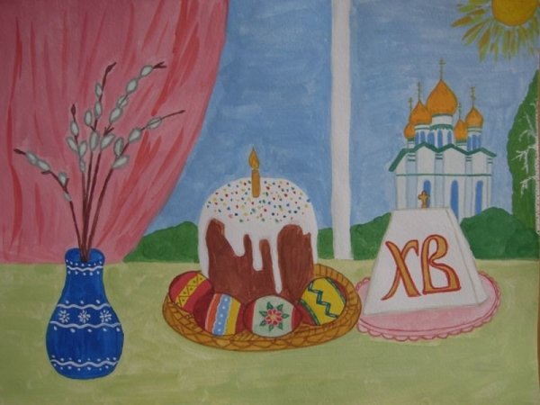 Рисунок на Пасху