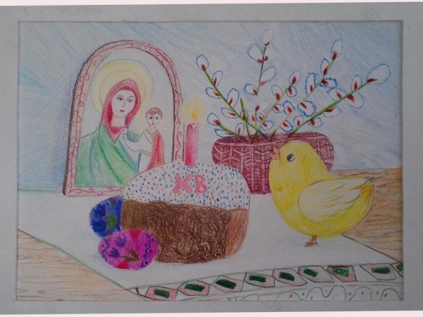 Рисование с детьми Пасха