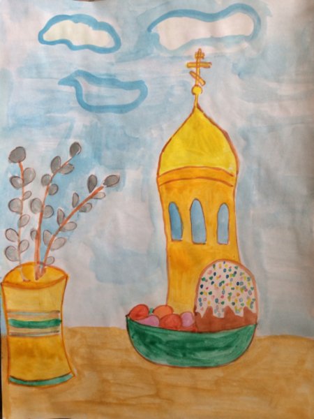 Рисунок на пасхальную тему