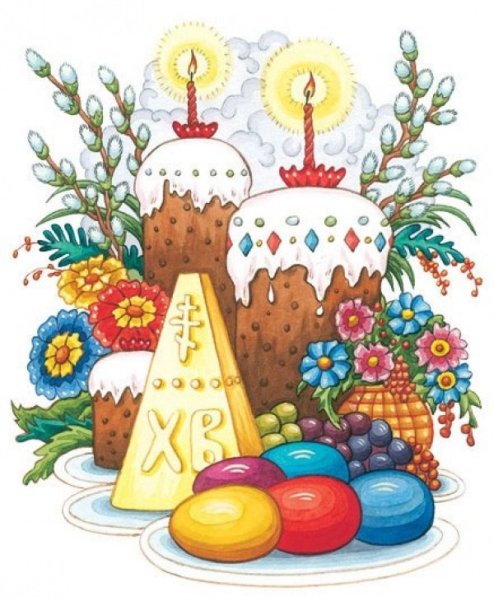 Пасхальная радость рисунки