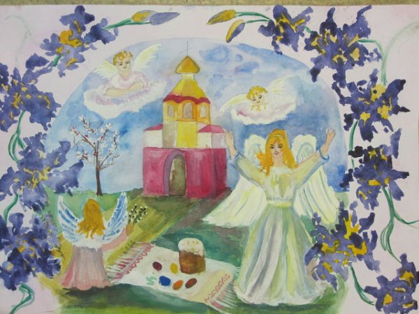 Рисование Пасха