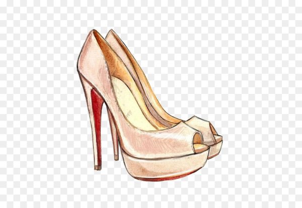 Нарисовать туфли
