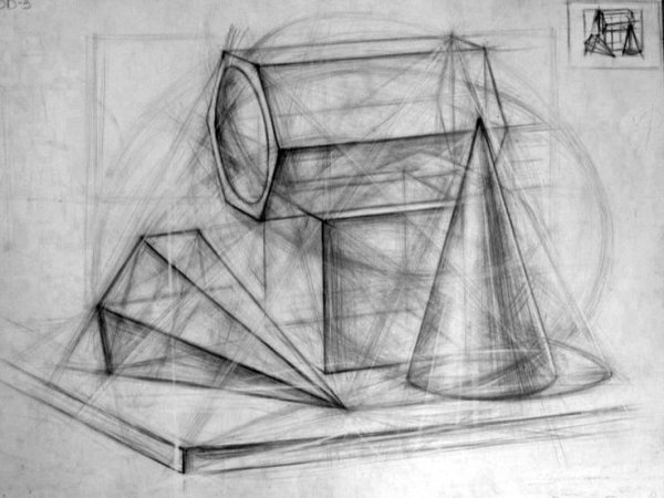 Зарисовки геометрических тел