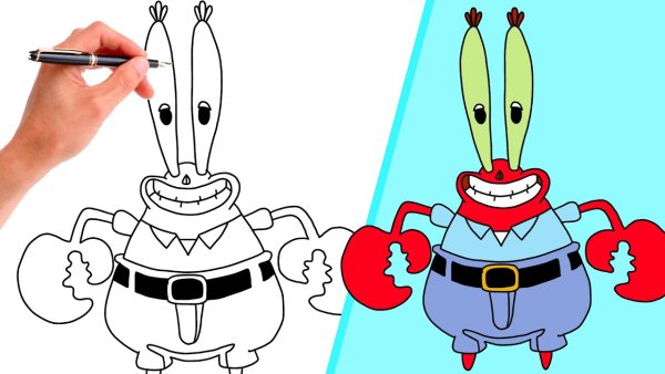 Как нарисовать КРАБСА