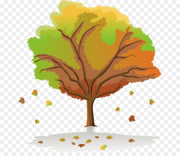 Нарисовать осеннее дерево