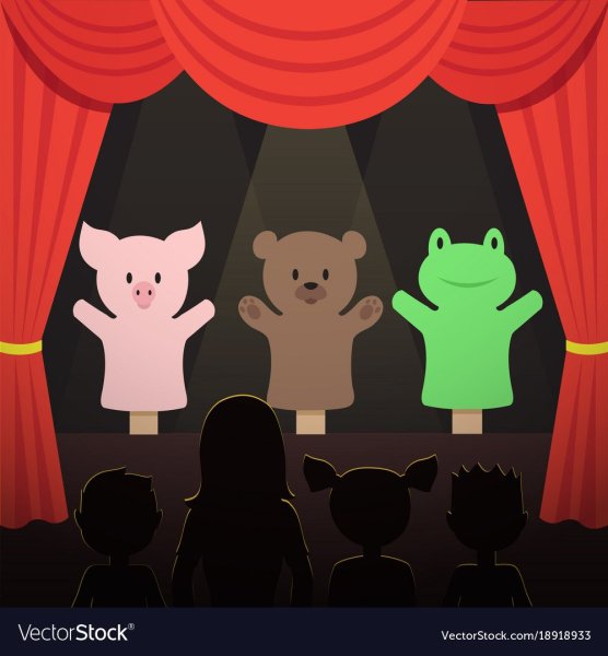 Кукольный театр рисование