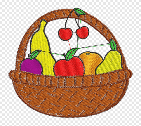 Корзина с фруктами для детей