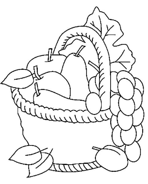 Корзинка с фруктами