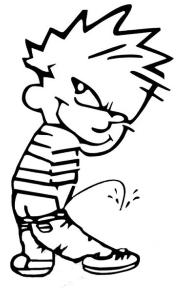 Писюн мальчика Стикеры