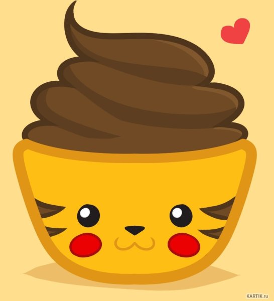 Милая еда с глазами