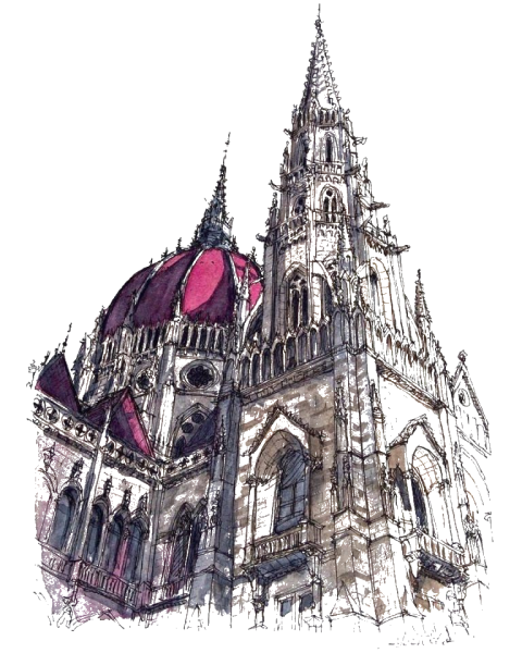 Будапешт парламент скетч