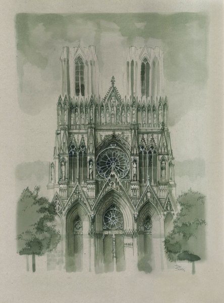 Собор Парижской Богоматери отмывка