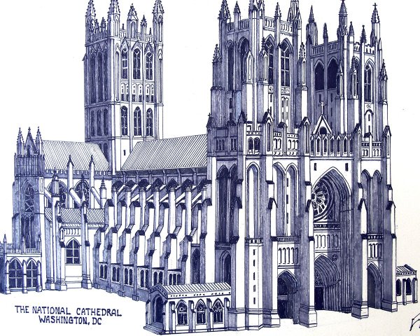 Линкольнский собор разрез