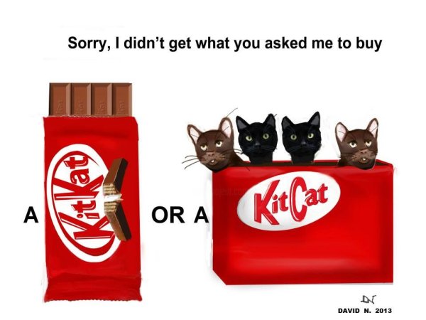 Надпись кит кат