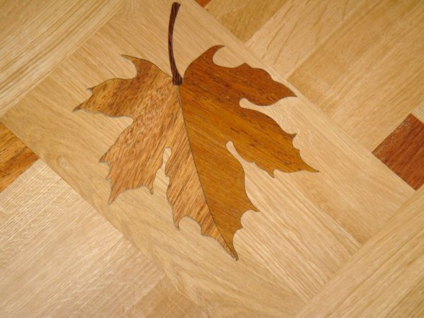Штучный паркет из клена